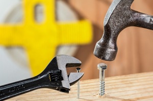 a wrench applied to a nail, and a hammer applied to a screw